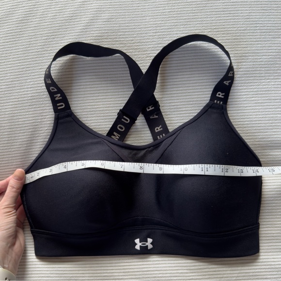 Under Armour Sports Bra Bundle (2) | Medium | Infinity + Crossback | Black - Picture 9 of 16